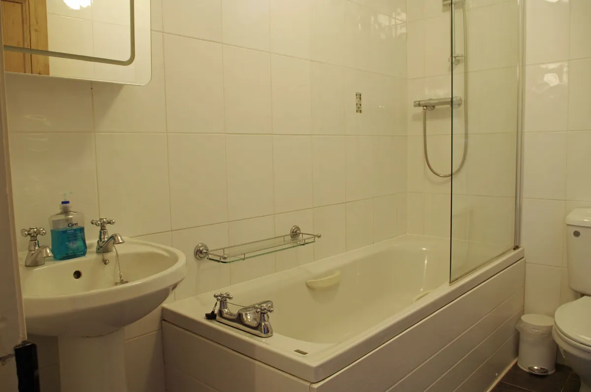 Family bathroom with bath & shower