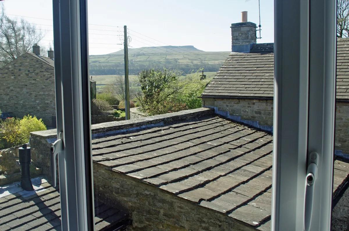 Bedroom window view over Wensleydale
